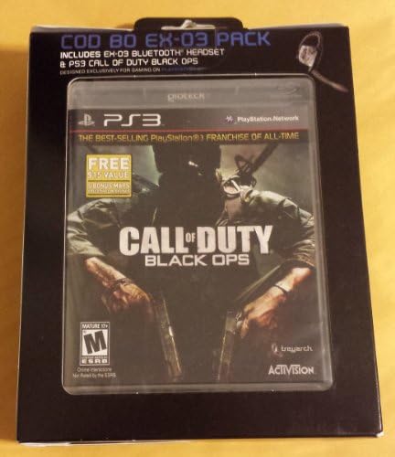 PS3 Call of Duty Black Ops With EX-03 Bluetooth Headset