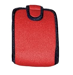 OP/TECH USA 7302124 Snappeez-Medium, Vertical Neoprene Pouch for Camera or Phone (2.5 x 3.75 x .75 - 1.25 Inch) (Red)