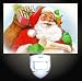 Santa Claus and Toy List Decorative Night Light