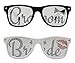 Agimini Classic Wayfarer Wedding Sunglasses - Bride & Groom
