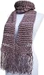 Handmade Lightweight Scarf - Soothing Lavender (100% Knitted By Hand/extra Long)
