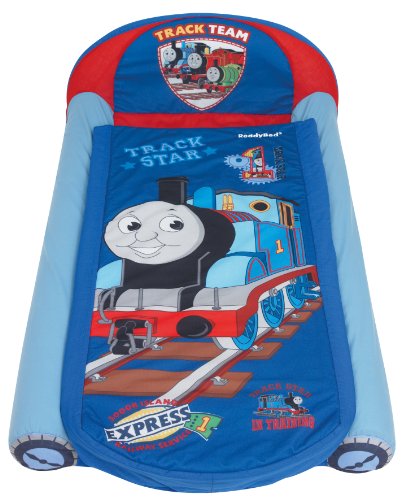 Thomas & Friends My First Ready Bed A Sleepover Solution Including Inflatable Mattress and Sleeping Bag