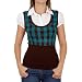 A. Byer Junior's 2 Fer One Value Sweater Vest With Shirting Inset