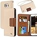 Galaxy Note 5 Case,Samsung Note 5 Wallet Case,Premium PU Leather&Soft TPU,Impact Resistant&Scratch-Proof Credit Card Holder,Magnetic Flip Cover[Brown]