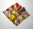 Upbeat Diagonals Silk Oblong Scarf