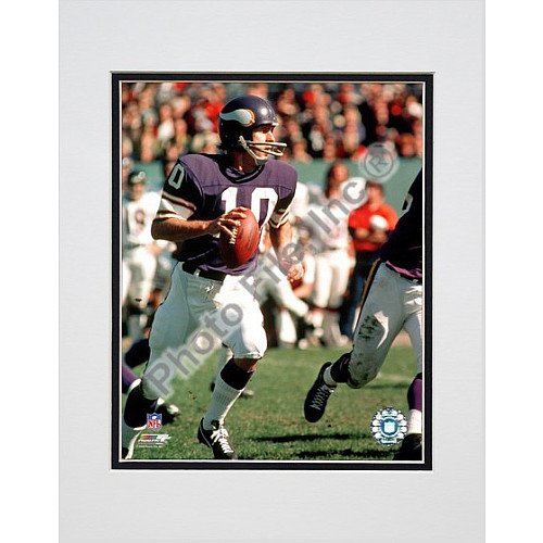 Photo File Minnesota Vikings Fran Tarkenton Matted Photo