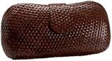 Serpui Marie Straw Minaudiere,Coffee,one size