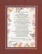 Personalized Touching and Heartfelt Poem for Motivations - Letting Go . . . Poem on 11 x 14 inches Double Beveled Matting