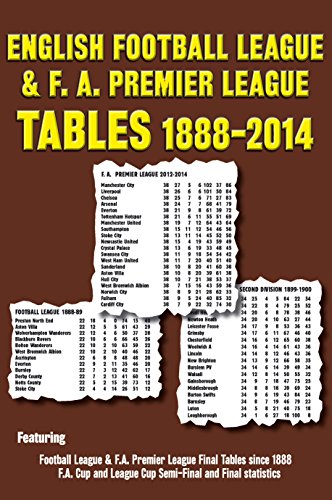 English Football League and F.A. Premier League Tables 1888-2014
