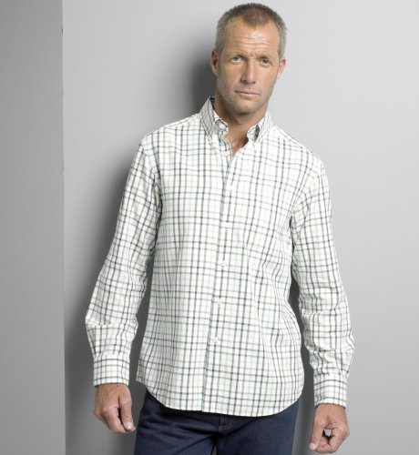 Big & Tall Blue Harbour Long Sleeve Oxford Check Shirt