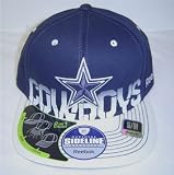 Dallas Cowboys Small/Medium 2 in 1 (Flat / Curved) Bill Official Sideline Cap