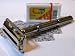 Parker 86R Double Edge Safety Razor and **100 Shark Chrome Blades **