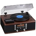 Teac LP-R500 Plattenspieler (CD-Player, FM-Tuner) braun/schwarz