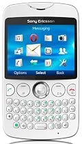 Sony Ericsson txt Smartphone (6,3 cm (2,5 Zoll) Display, 3,2 Megapixel Kamera, microSD, GSM, GPRS, WiFi) wei&szlig;