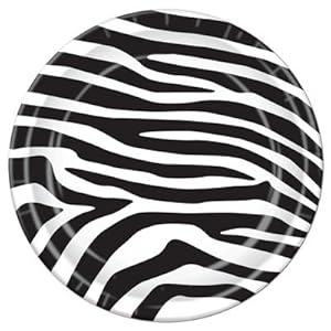 Zebra Print Plates