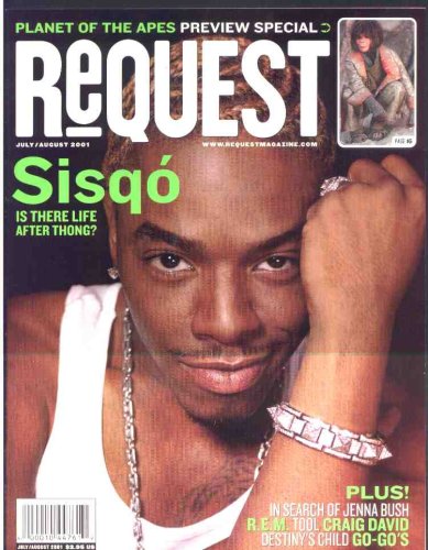 Sam Goody's REQUEST Magazine. July - August, 2001. Sisqo, Planet of the Apes, and more.