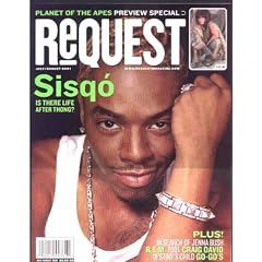 Sam Goody's REQUEST Magazine. July - August, 2001. Sisqo, Planet of the Apes, and more.