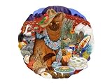 Australian Cat by Gale Pitt. Size 14.78 X 14.00 Art Poster Print on Canvas