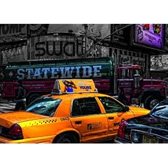 Ravensburger 19443 - Gelbes Taxi - 1000 Teile Hochglanz-Puzzle