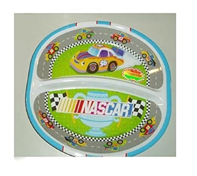 Nascar Toddler Melamine Divided Dinner Plate by Zak!