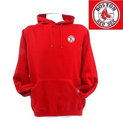 Boston Red Sox MLB "Goalie" Pullover Hooded Sweatshirt (Dark Red)