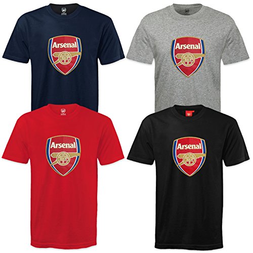 Arsenal Football Club Official Soccer Gift Mens Crest T-Shirt
