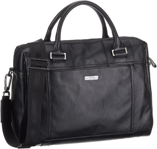 ESPRIT Collection Zac Z47057, Herren Herrentasche, schwarz, (black 001), 30X41X14