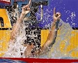 Michael Phelps Olympics Swimming 8x10 - Arms Raised