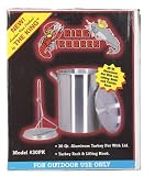 King Kooker 30PK 30-Quart Aluminum Turkey Pot with Lid, Lifting Rack and Hook
