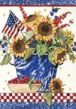 Patriotic Sunflowers Toland Garden Flag - B0031S46XK