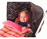 from RedKite Redkite Pink Stripy Fleece Lined Cosy Toes / Foofmuff