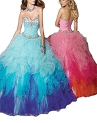  Floor Length  Ball Gown Quinceanera Dress 