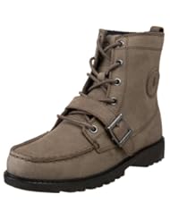 Shoes: Polo By Ralph Lauren Ranger HI II Boot (Little Kid/Big Kid),Grey Leather,7 M US Big Kid - Polo by Ralph Lauren