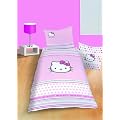 CTI 039552 Bettw�sche Hello Kitty Pretty / Biber / 135 x 200 + 80 x 80 cm