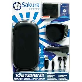 10 in 1 Starter Kit for PSP 2000 and PSP 3000