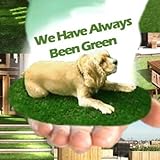 3' x 5' Premium Synthetic Turf. Rubber Backed with Drainage Holes. Fesque Color 46 Ounce.