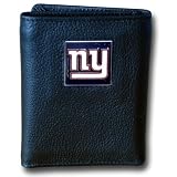 NFL New York Giants Genuine Leather Tri-fold Wallet