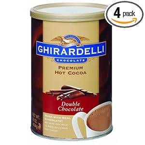 Ghirardelli Chocolate Premium Hot Cocoa Mix, 16-Ounce Tins (Pack of 4)