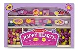 Melissa & Doug Happy Hearts Wooden Bead Set