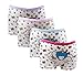 Mmiao Baby 2t-10t Kids Girls Briefs 4-Pack Boyshort Underwear Bow MocMoc
