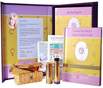 KNOWHEN Saliva Fertility Monitor and Educational Kit Gift Set, Limited Edition, Reusable Ovulation Test, Ovulation Predictor by Hilin Life Products