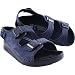 Tatami by Birkenstock Nebraska Night Blue Nubuk Backstrap Sandal