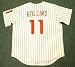 JIMMY ROLLINS Philadelphia Phillies Majestic Home Baseball Jersey, MEDIUM