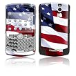 Patriotic Design Protective Skin Decal Sticker for Blackberry Curve 8300/ 8310/ 8320 Cell Phones