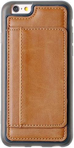 iPhone 6/6S Case, [Wallet Case] SMALL COLOR® [KICKSTAND] Ultra Slim Protective Wallet Cover Case with Stand Feature and Credit Card ID Holders Case for Apple iPhone 6/6S (4.7) (light brown)