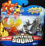 Marvel Superhero Squad Series 13 Mini 3 Inch Figure 2-Pack Human Torch and Silver Surfer
