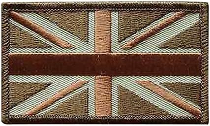 Tenky Union Jack Uk Army Great Britain Flag United Kingdom Velcro Patch