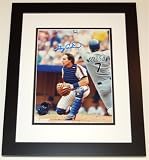 Gary Carter Autographed/Hand Signed New York Mets 8x10 Photo BLACK CUSTOM FRAME
