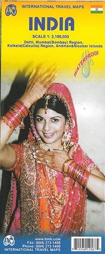 India 1:2,100,000 Travel Map (International Travel Maps)