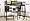 Coaster Twin Wood Loft Bunk Bed With Workstation In Cappuccino Finish Image #1